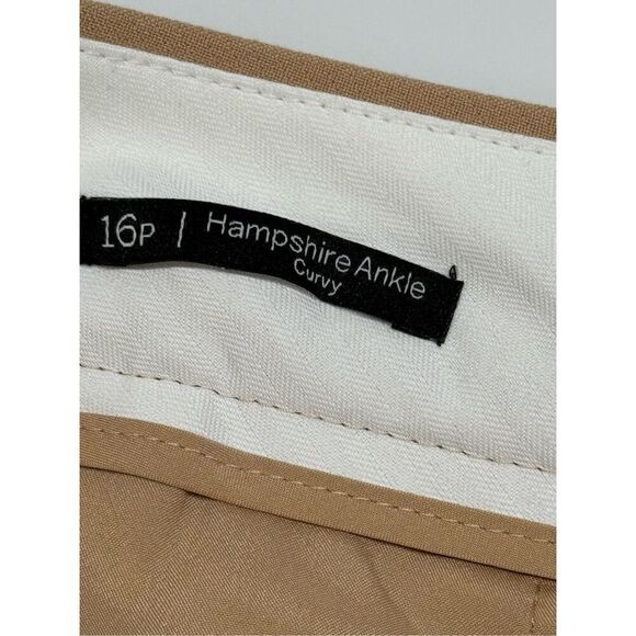 B30 - Talbots Hampshire Straight Leg Ankle Curvy Size 16 Curvy Petite NWT - Picture 7 of 12